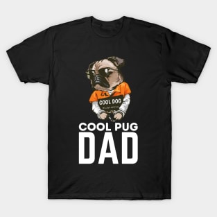 Cool Pug Dad T-Shirt